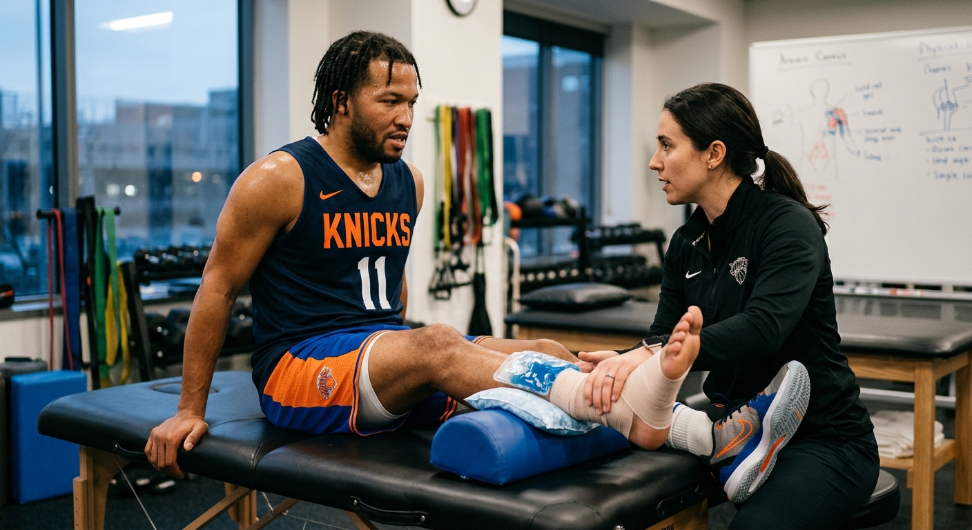 Comment Jalen Brunson soigne-t-il ses blessures ?