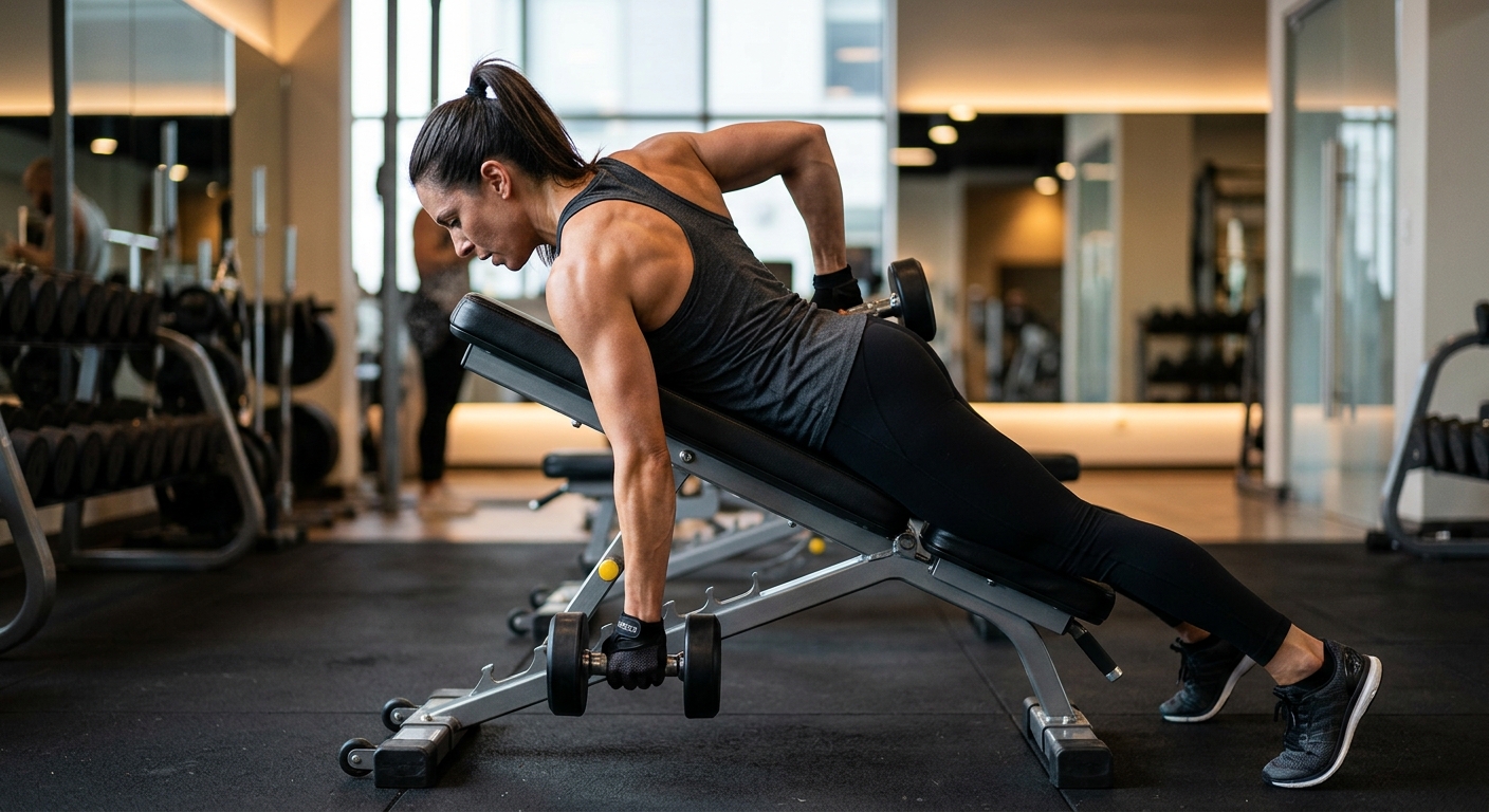 Comment muscler son dos avec le rowing banc incliné ?
