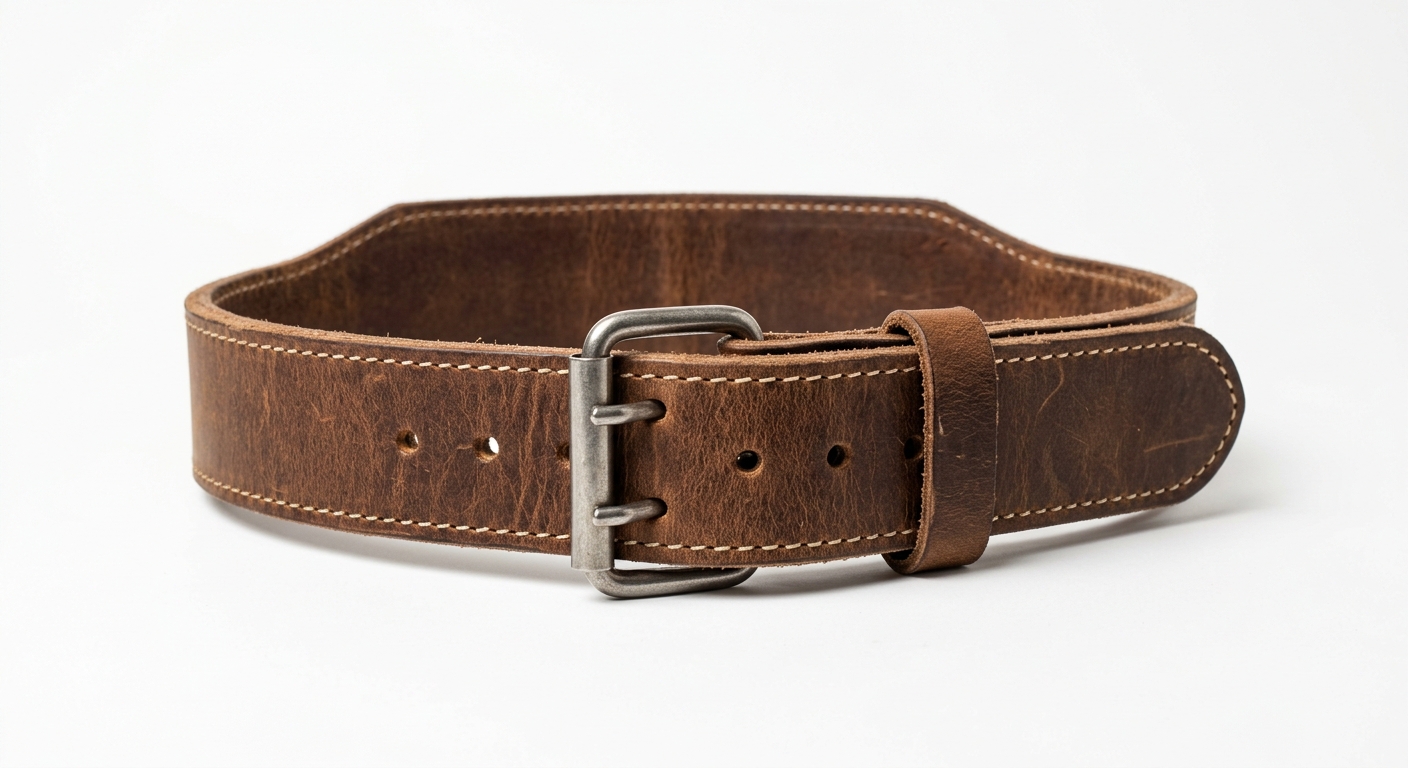 Photo expert Ceinture Lombaire de Force en Cuir Premium - ExoMuscu