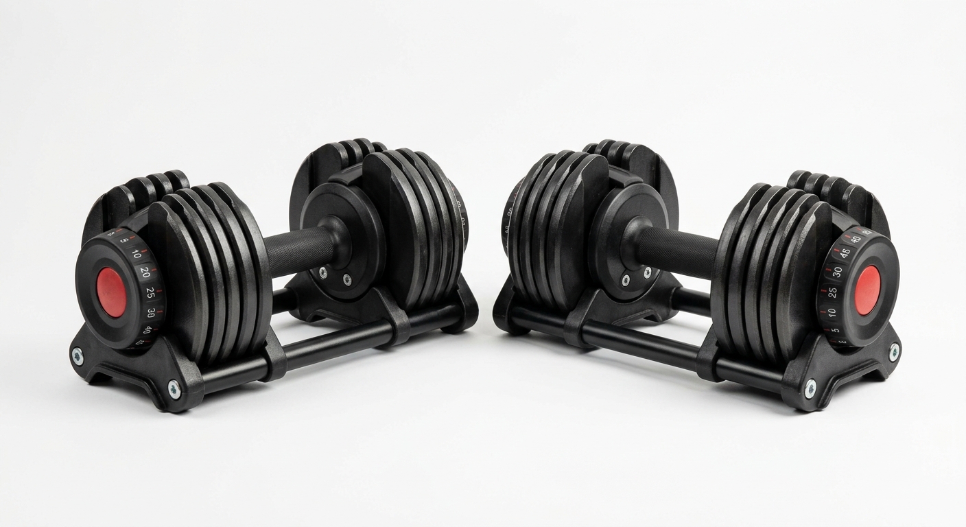 Photo expert Haltères Réglables Premium 2.5 à 24kg - ExoMuscu